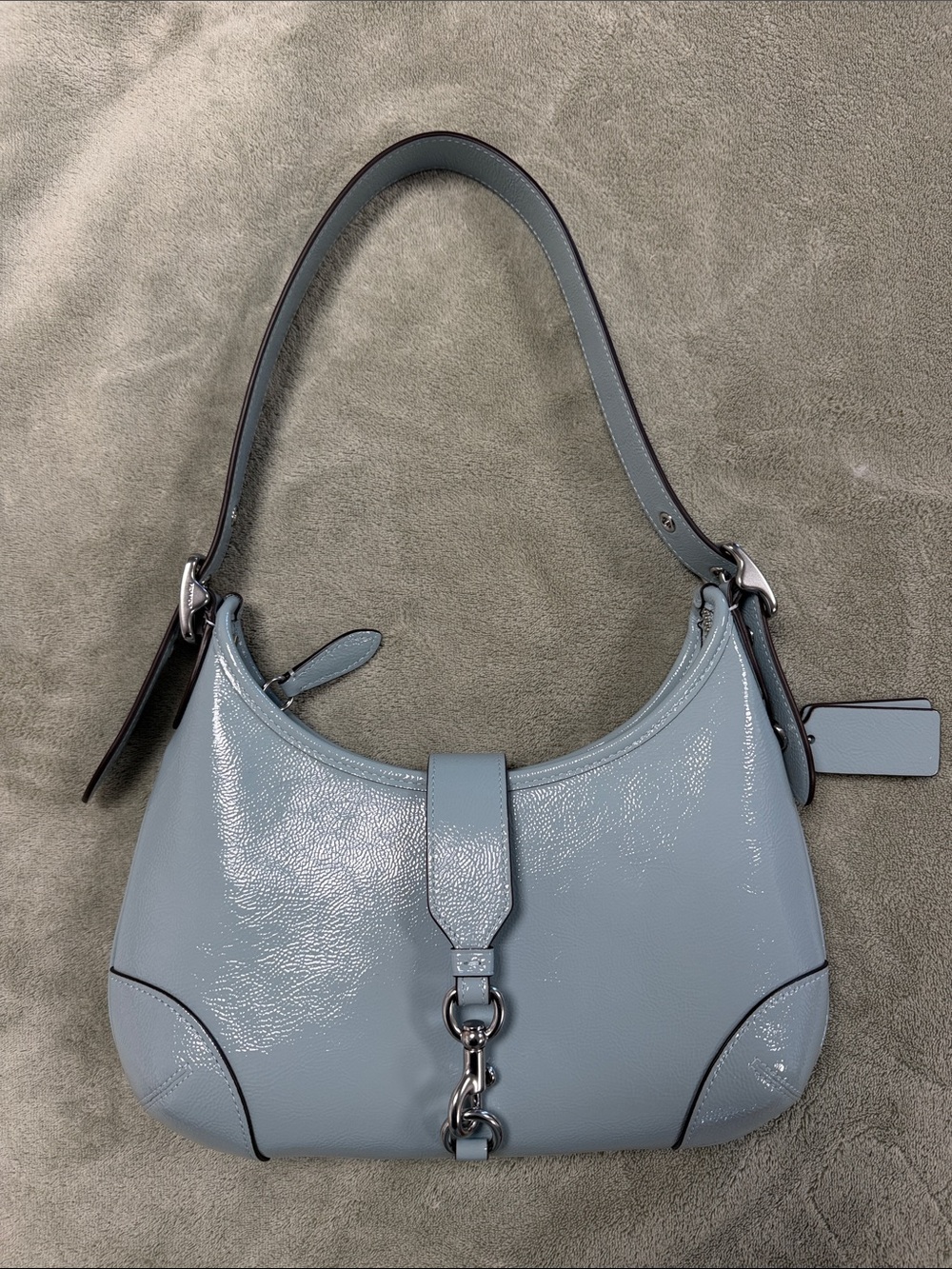 Coach the Hamptons hobo limited re- edition 2005 light blue